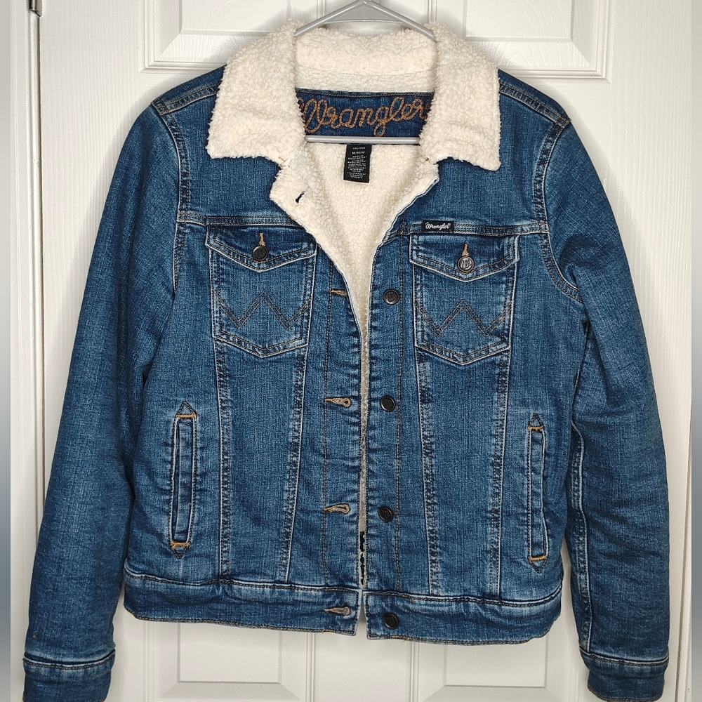 Wrangler Women's Denim/Sherpa Jacket Size M